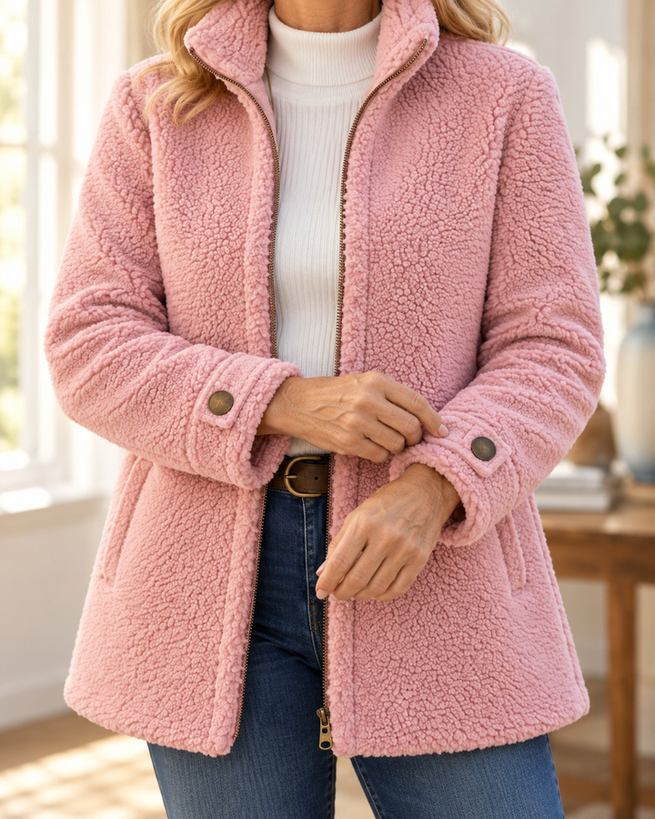 Rebecca | Stand Collar Zip Jacket