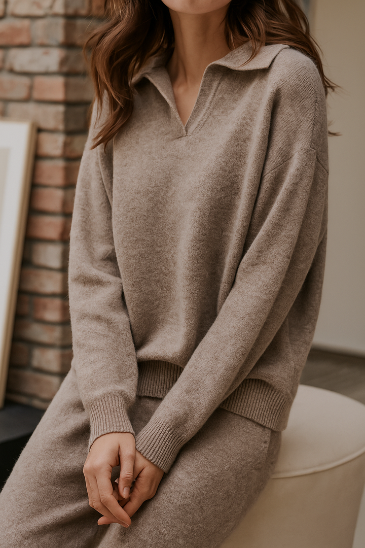 Grace | Polo Knit Set