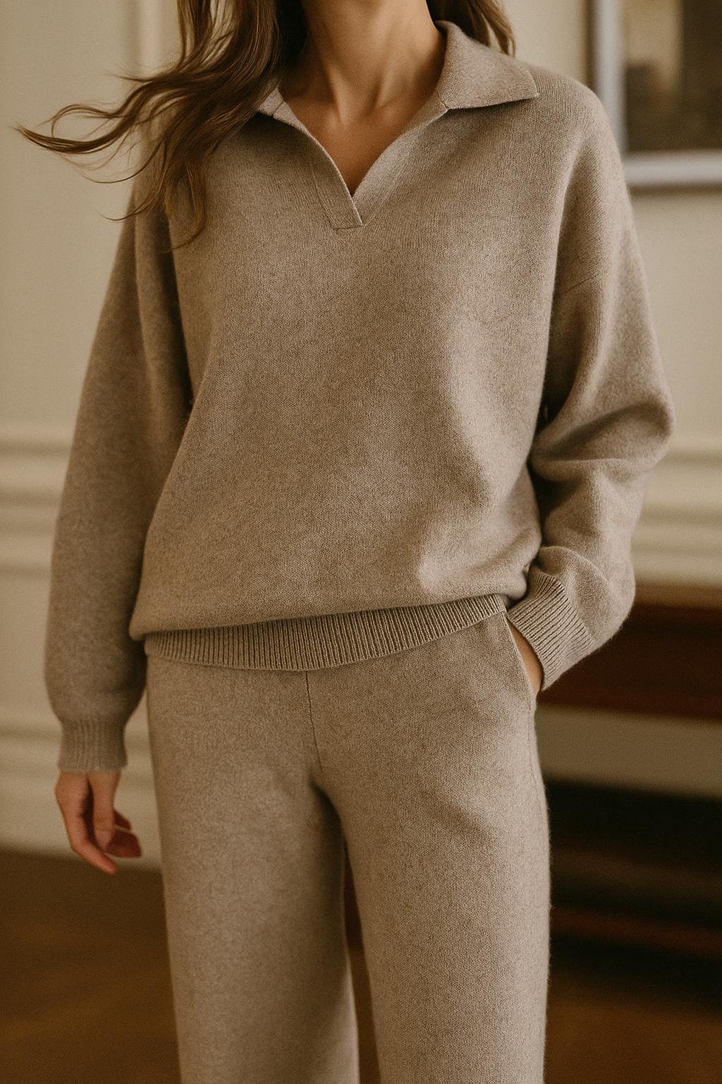 Grace | Polo Knit Set