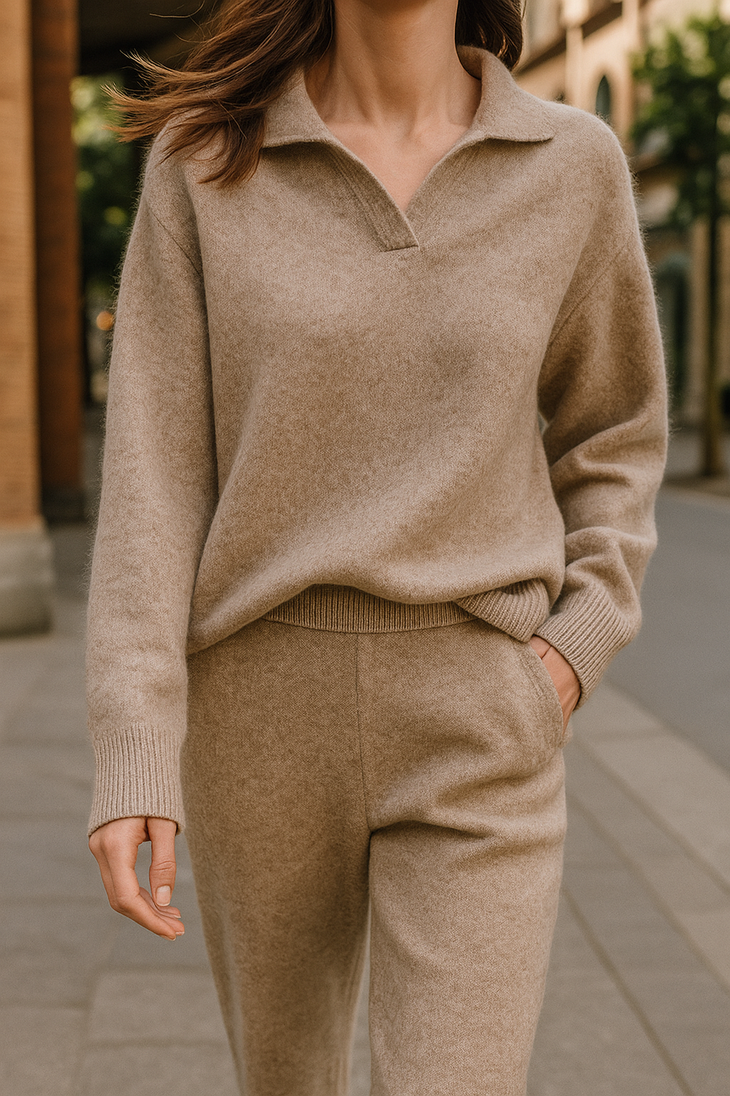 Grace | Polo Knit Set