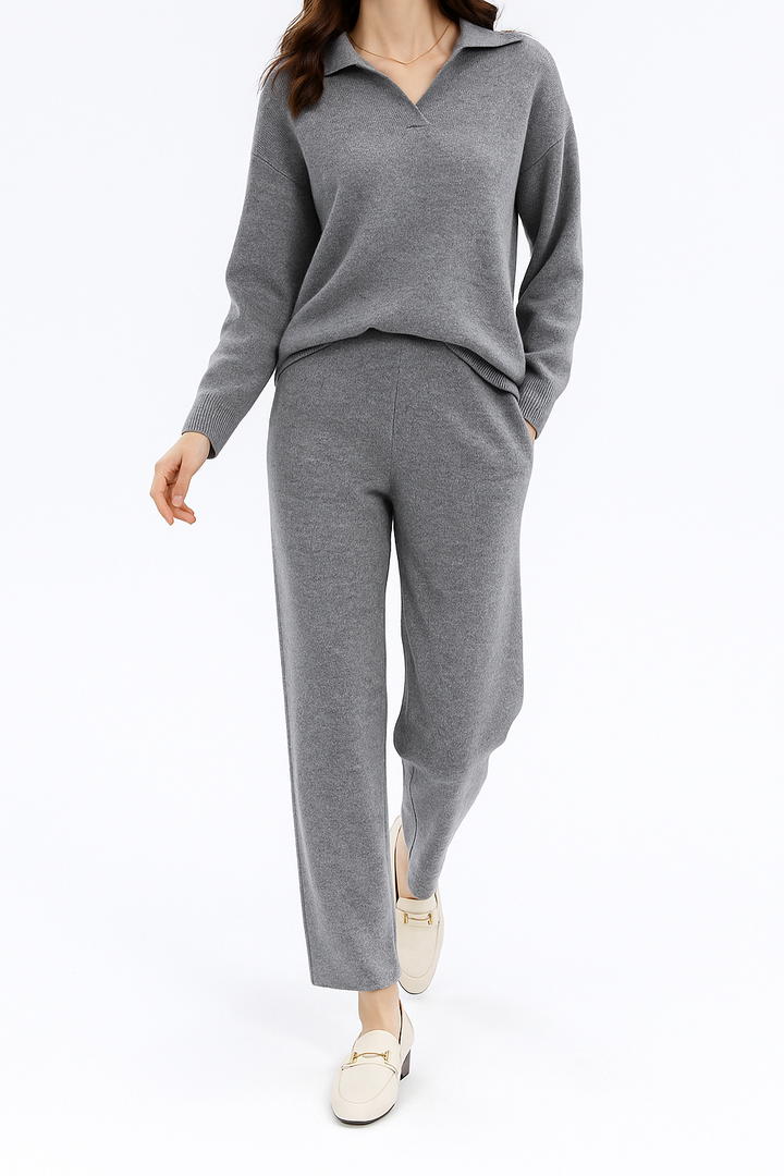 Grace | Polo Knit Set