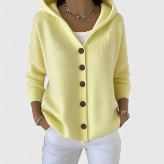 Jessica | Elegant Hooded Cardigan