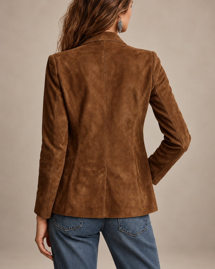 Pascale – Vintage Brown Blazer