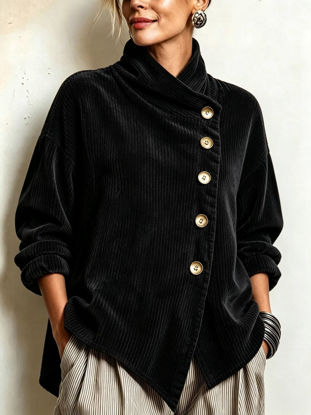 Colette | Elegant Buttoned Sweater