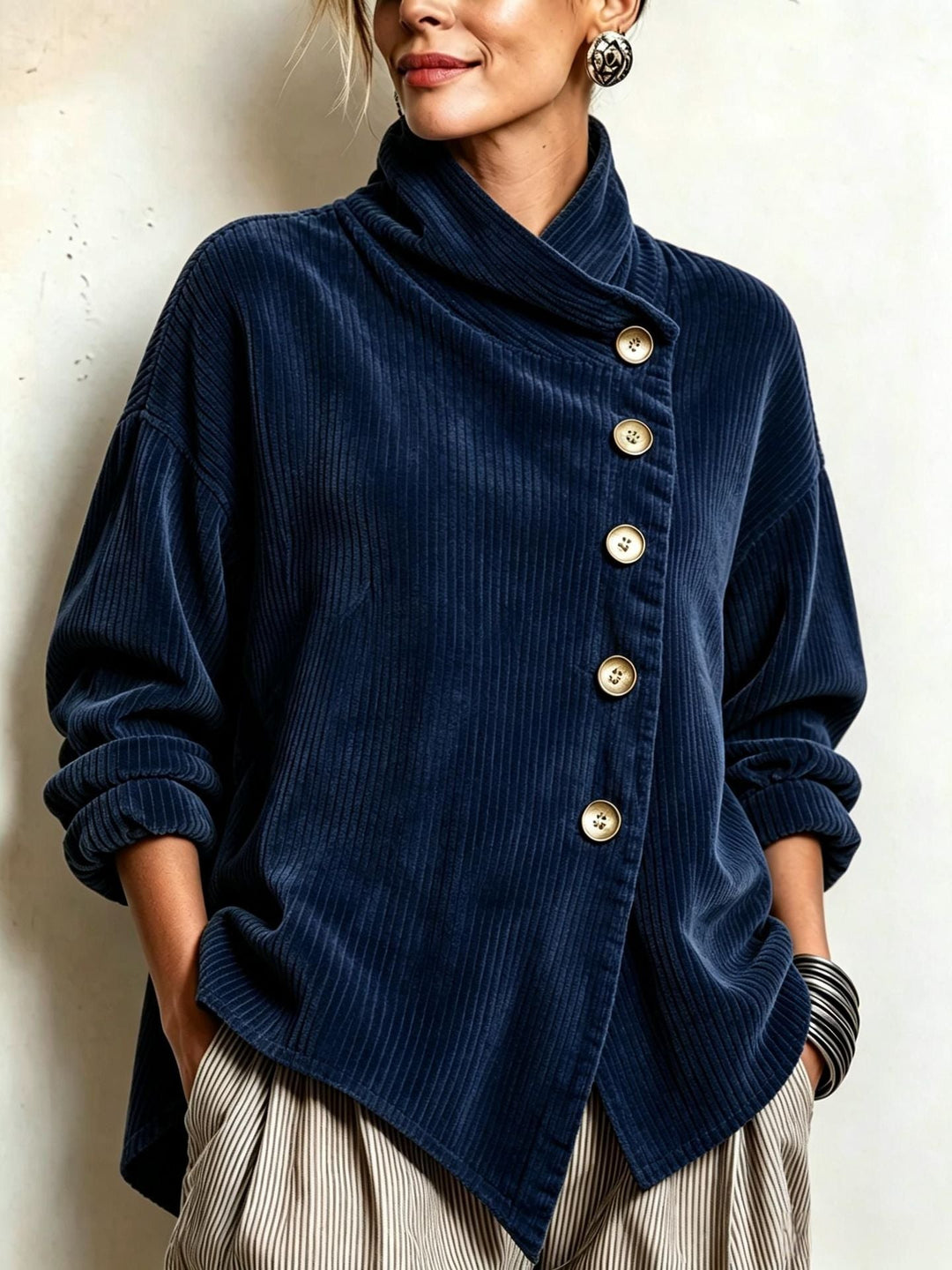 Colette | Elegant Buttoned Sweater