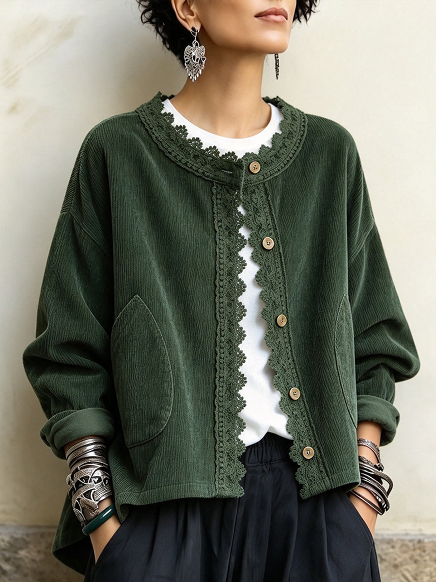 Maeve | Lace-Trim Jacket