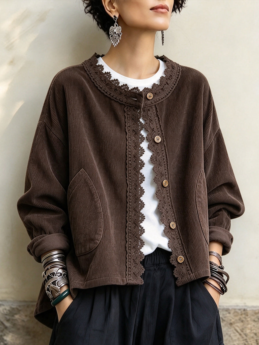 Maeve | Lace-Trim Jacket